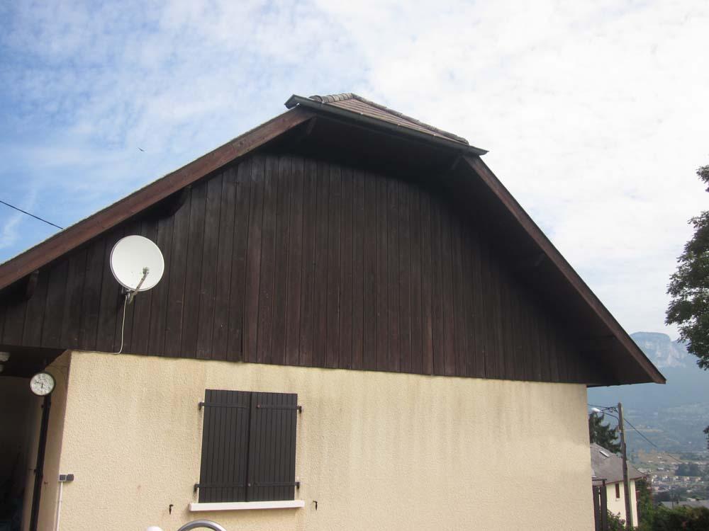 avant rénovation du bardage extérieur