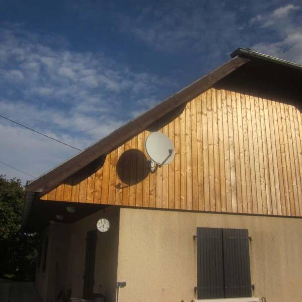 bardage extérieur en bois