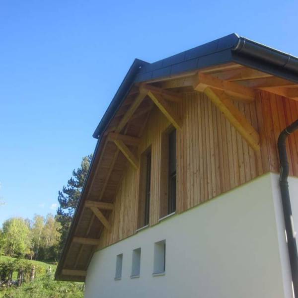 bardage extérieur en bois