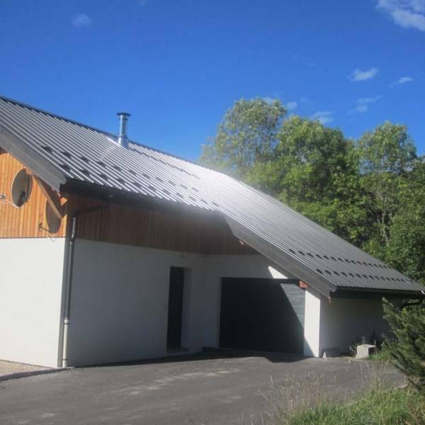 couverture de toit en tôle