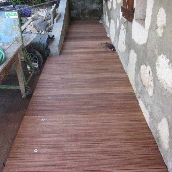 création d'une terrasse en bois